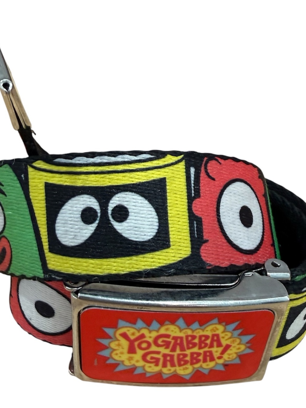 Yo Gabba Gabba Kids Character Web Belt in Multicolor- 32”